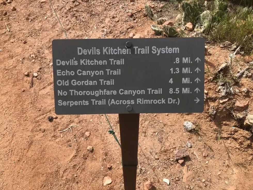 Devil's Kitchen Trail Sign