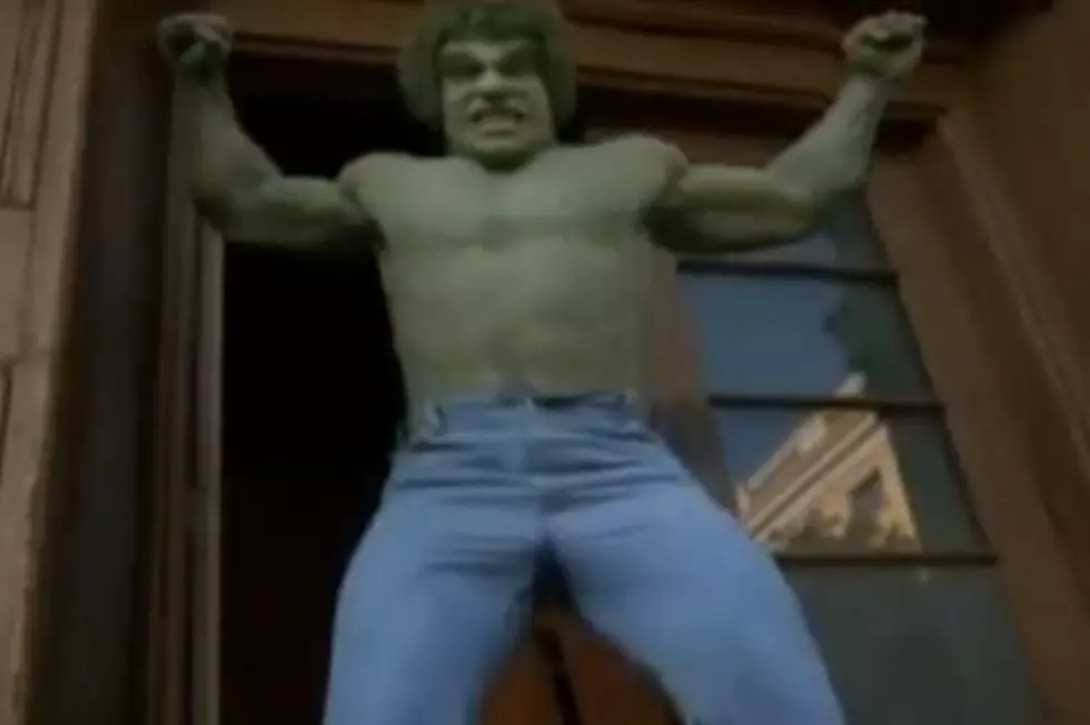 Behind "The Incredible Hulk"
