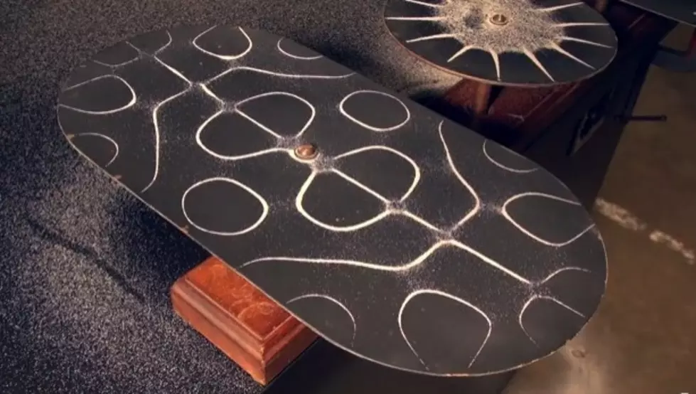 Cool Sand Designs Created Using Sound and Vibration [VIDEO]