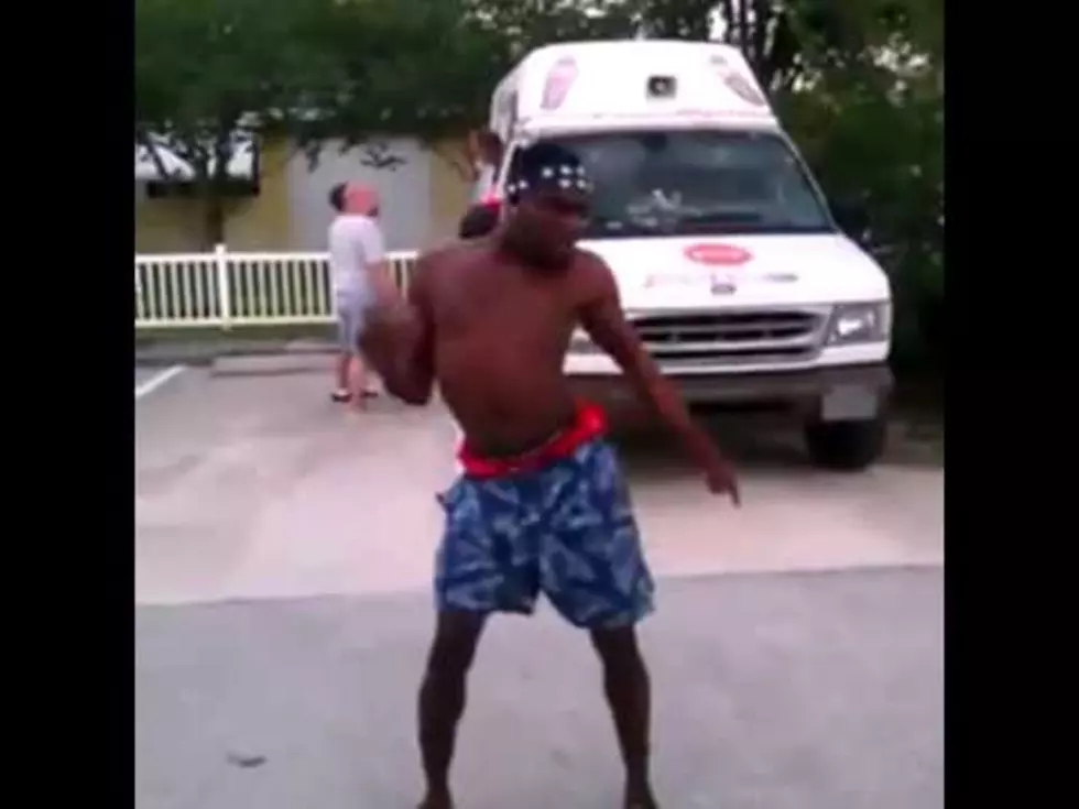 See an Overly Excited Man Dancing to Cheesy Ice Cream Truck Music
