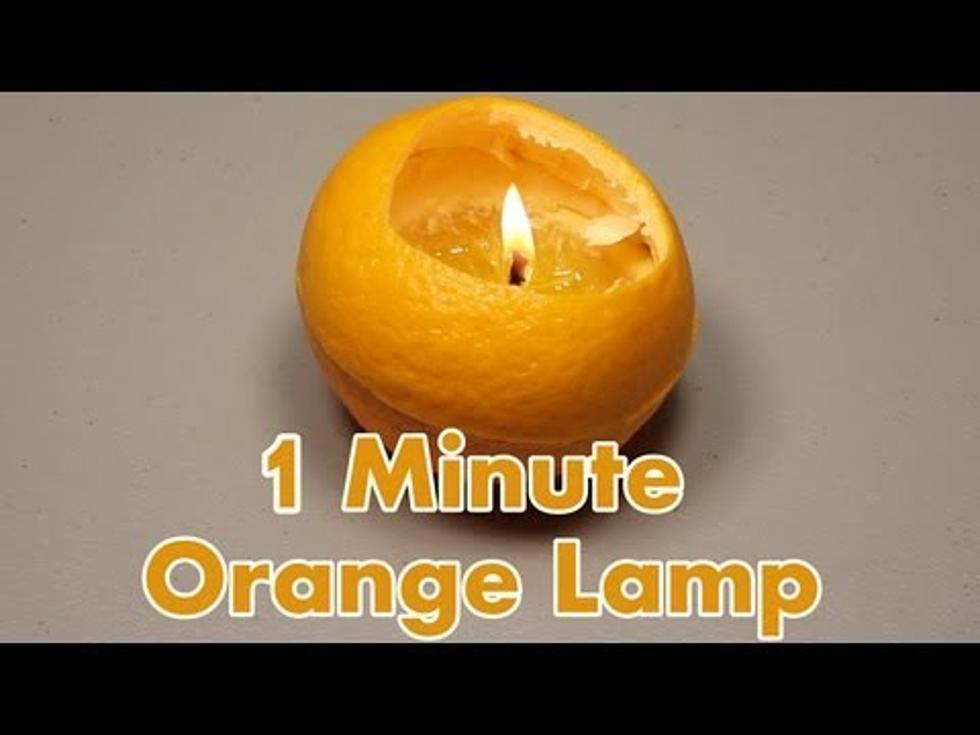 Easy to Make Orange Peel Oil Lamp Will Add Some Pizazz to Your Patio Table [VIDEO]