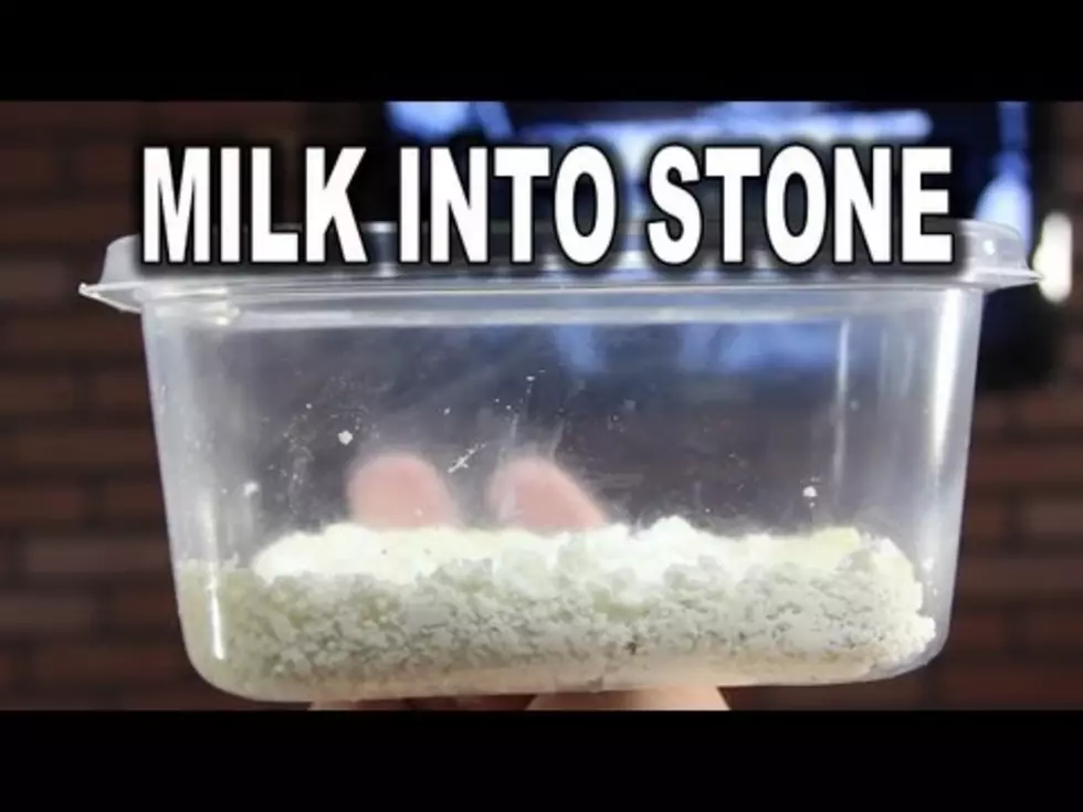 Awesome Trick Shows You How to Make Milk Rock Hard [VIDEO]