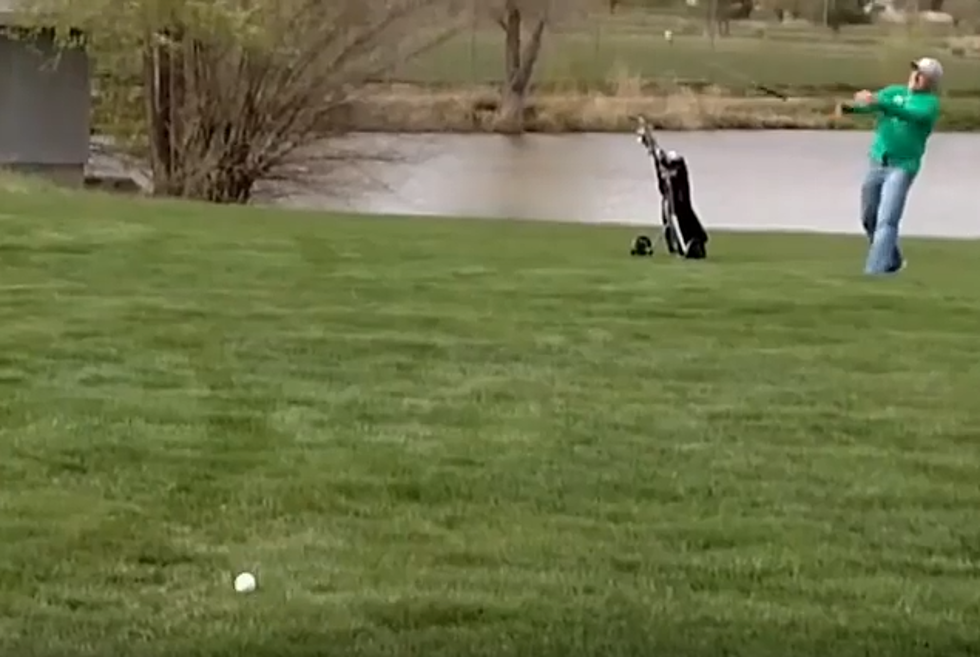 Local Golfer’s Flying Golf Club Proves Golf is a Frustrating Sport [VIDEO]