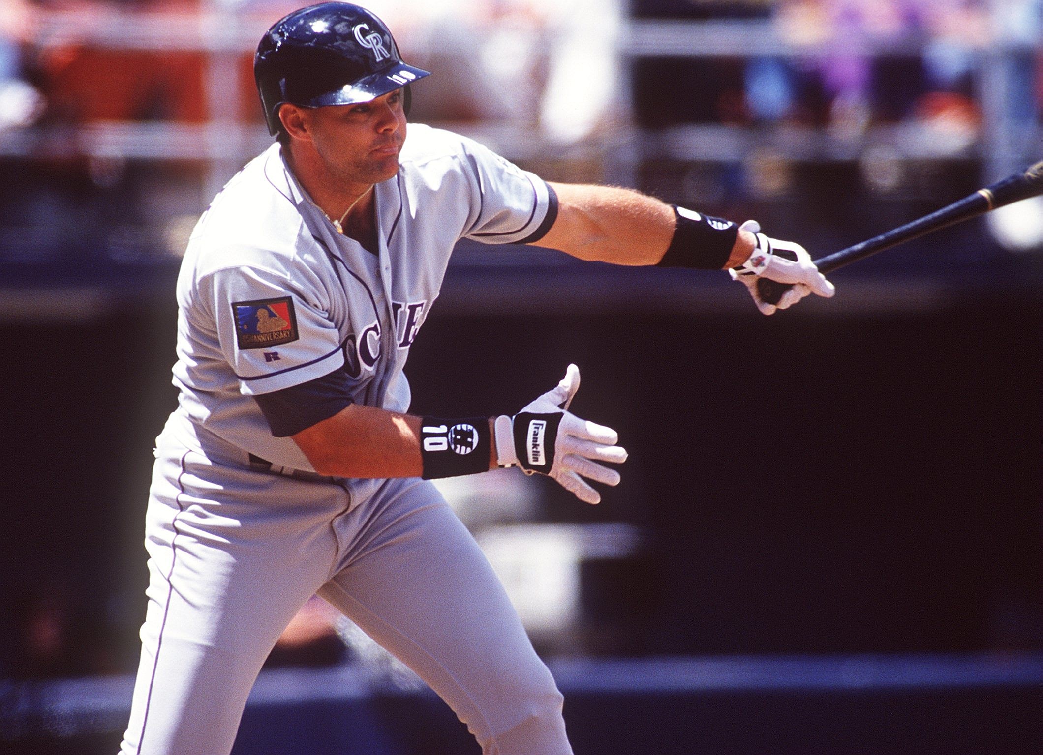 On April 26, 1995, Dante Bichette hit a - Colorado Rockies