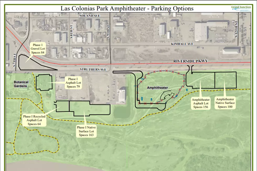 Where to Park at the Amphitheater at Las Colonias Park