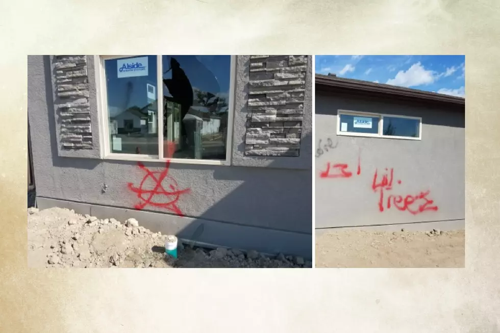 Vandals Apply Disgusting Paint Job to Home Under Construction