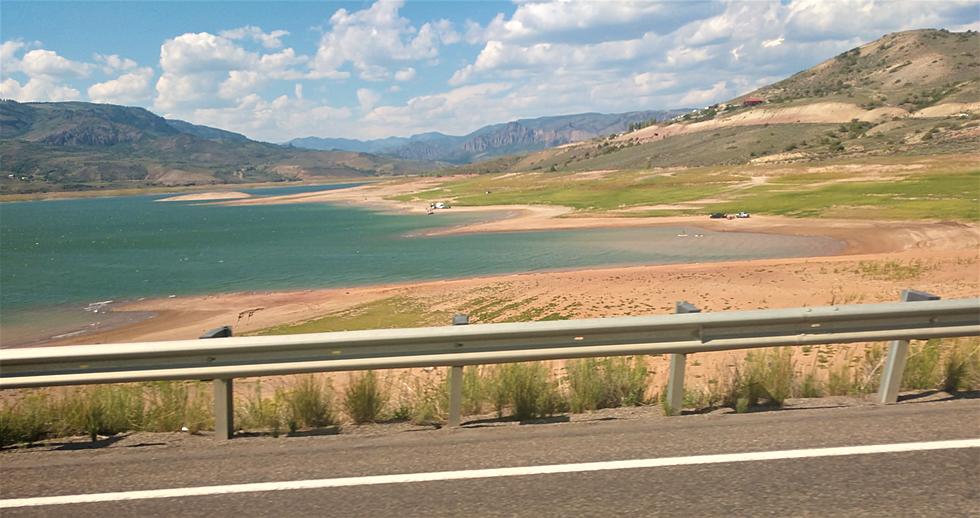 Look How Low the Water Level Is At Colorado’s Blue Mesa Reservoir