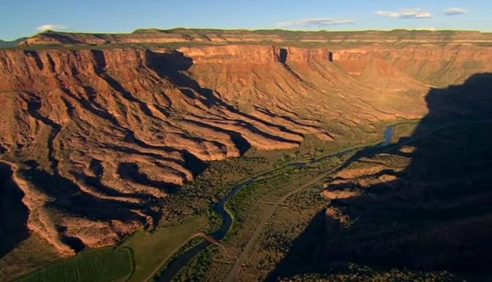 Western Colorado's Unique Canyon, Water Flows In Both Directions
