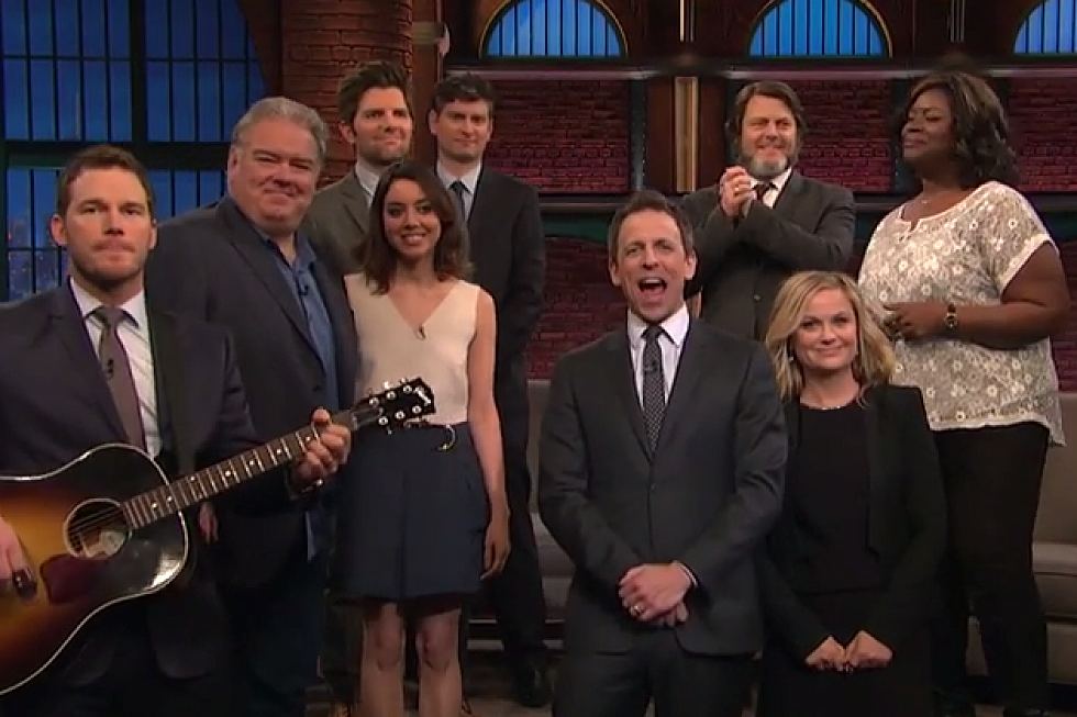 The Parks and Rec Cast Sings ‘Bye, Bye Lil Sebastian’ One Last Time [VIDEO]