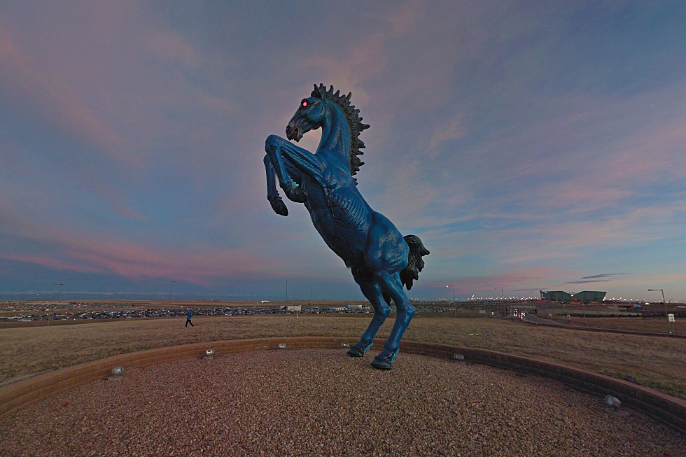 The Eerie Story Behind Denver&#8217;s Blue Mustang