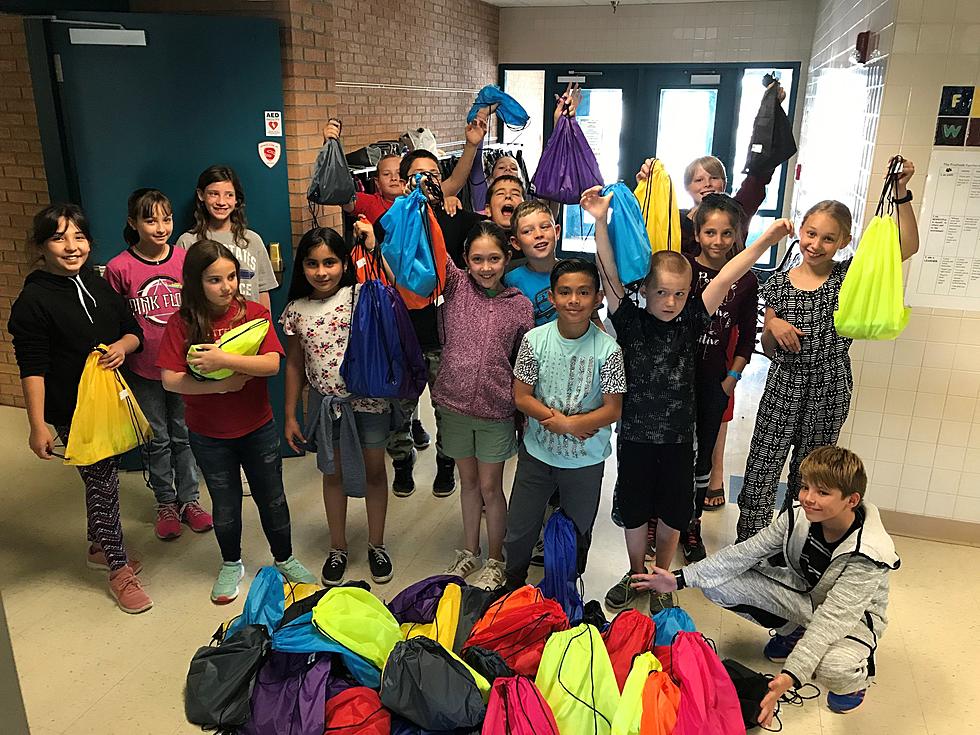 Grand Junction Elementary School Kids Stock Bags For Homeless