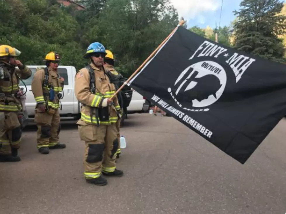 Colorado Firefighters + Soldiers Climb Manitou Incline on 9/11