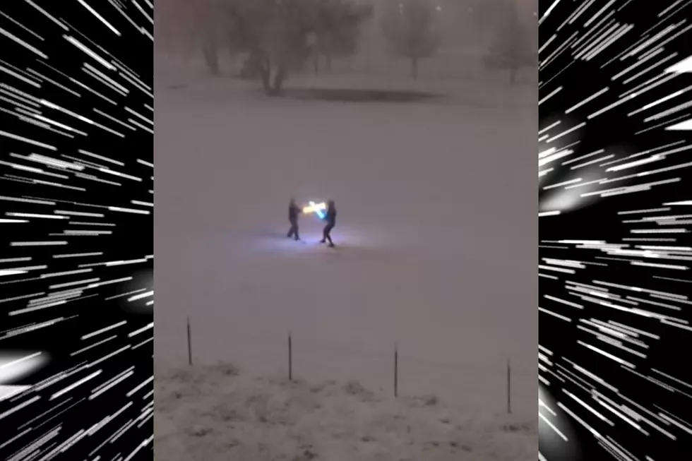 Coloradans Have a Lightsaber Fight in the Snow