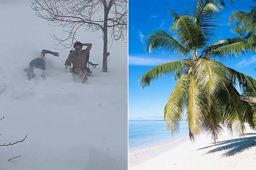 Watch Colorado Family Treat Blizzard Like The Beach