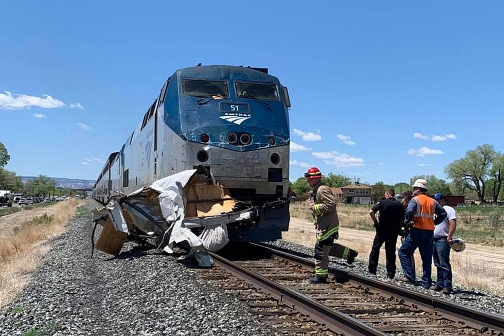 Accident on Tracks: Train Crashes into Trailer in Grand Junction