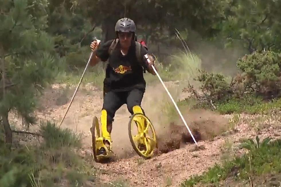 Watch This Craziness: Colorado Man Loves to Go Mountain Blading