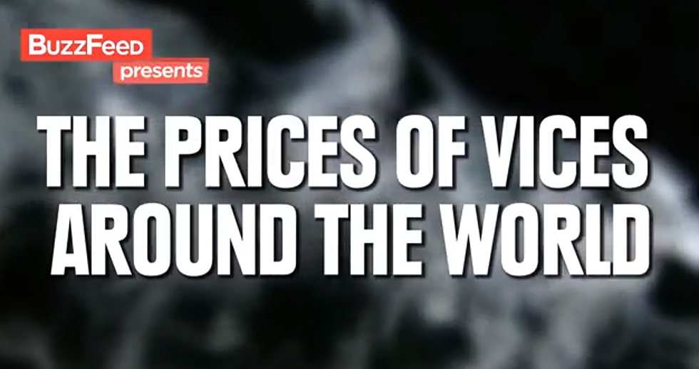 How Much Drugs, Booze, Coffee, and Other Vices Cost Around the World [VIDEO]