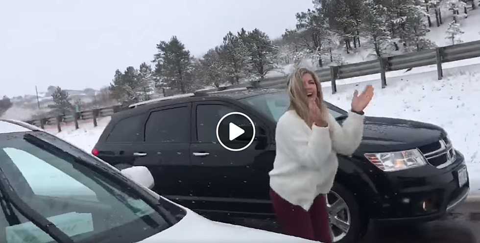 Colorado Woman Has Some Fun While Stuck in I-25 Traffic for Hours