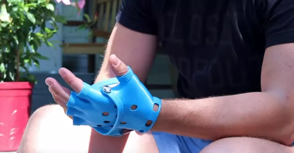 NOPE: Someone Made Crocs Into Gloves