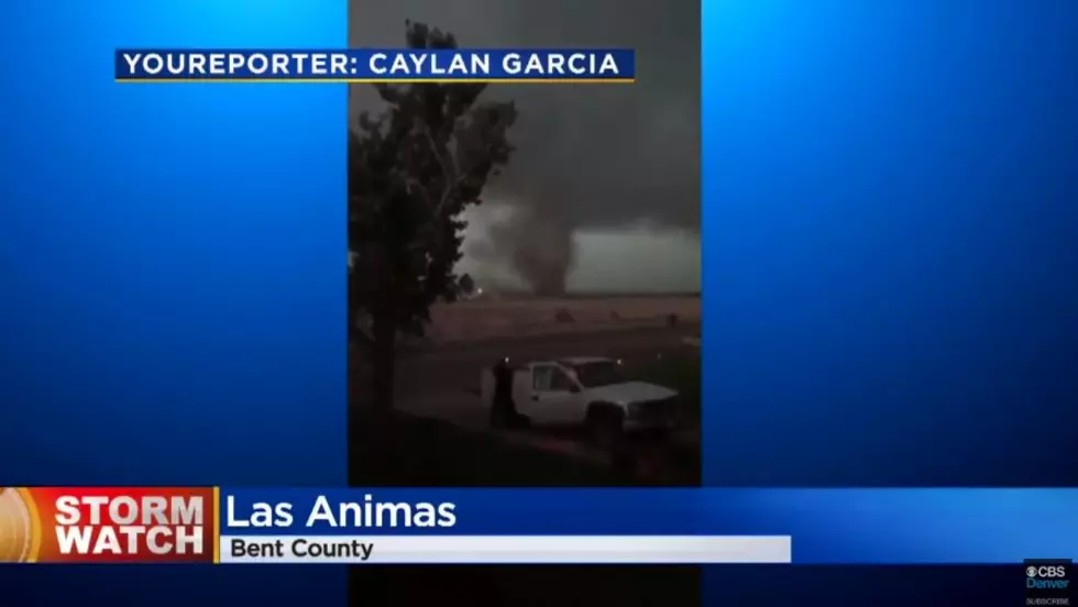 WATCH: Tornado Touches Down in Colorado Tuesday Afternoon