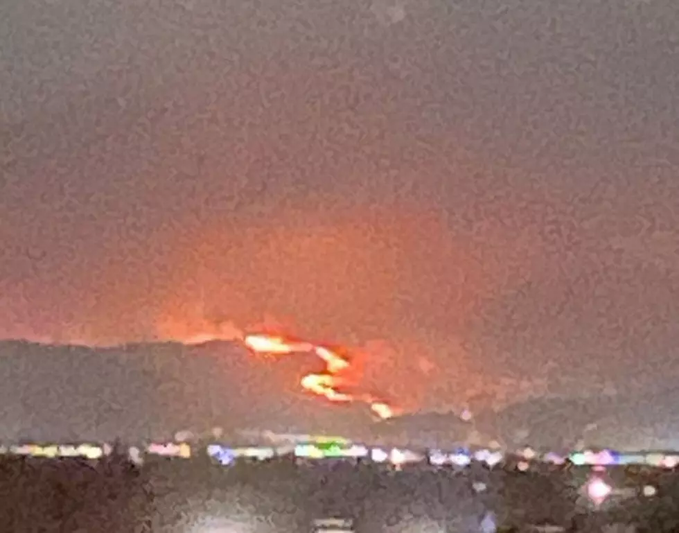 Cameron Peak Fire Flames Visible in Johnstown Friday Night