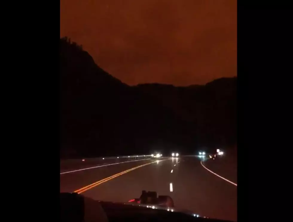 VIDEO: Highway 34 to Estes Park &#8216;Pitch Black&#8217; at 2 P.M. on Thursday