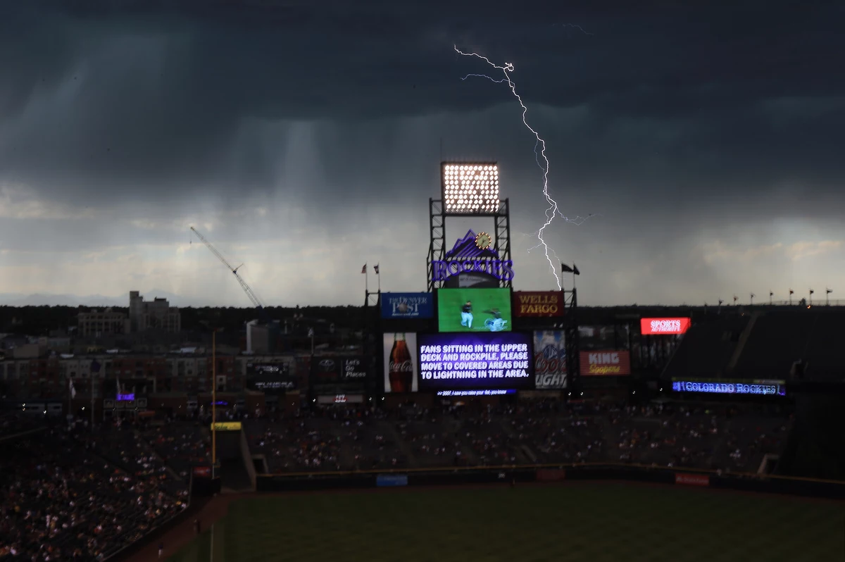 Lightning More Likely to Strike Coors Field Than Most Stadiums