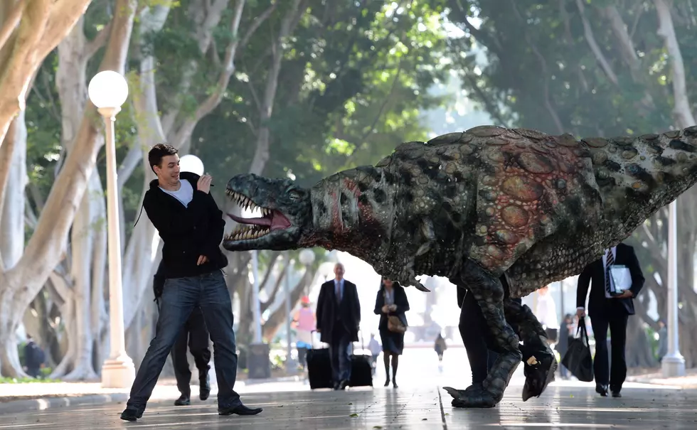 The Best Dinosaur Prank Ever – VIDEO