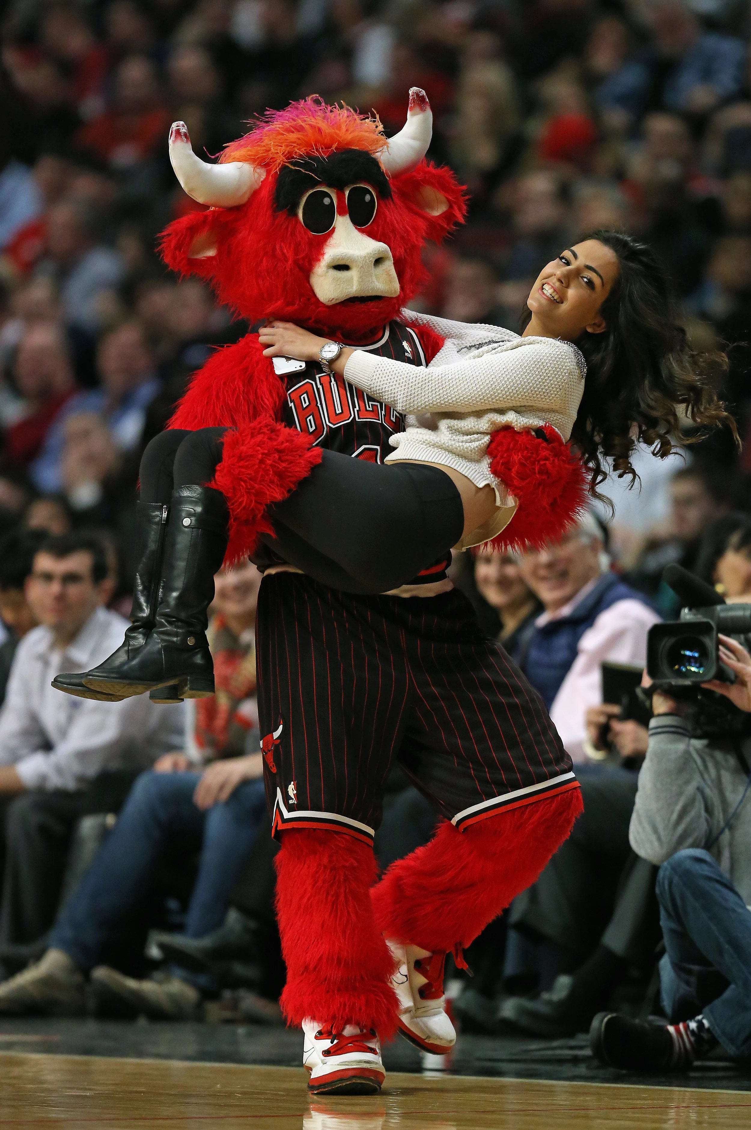 Take a picture with Benny the bull! :)
