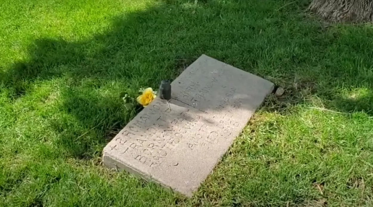 Is this a Vampire's Grave in a Colorado Cemetery?