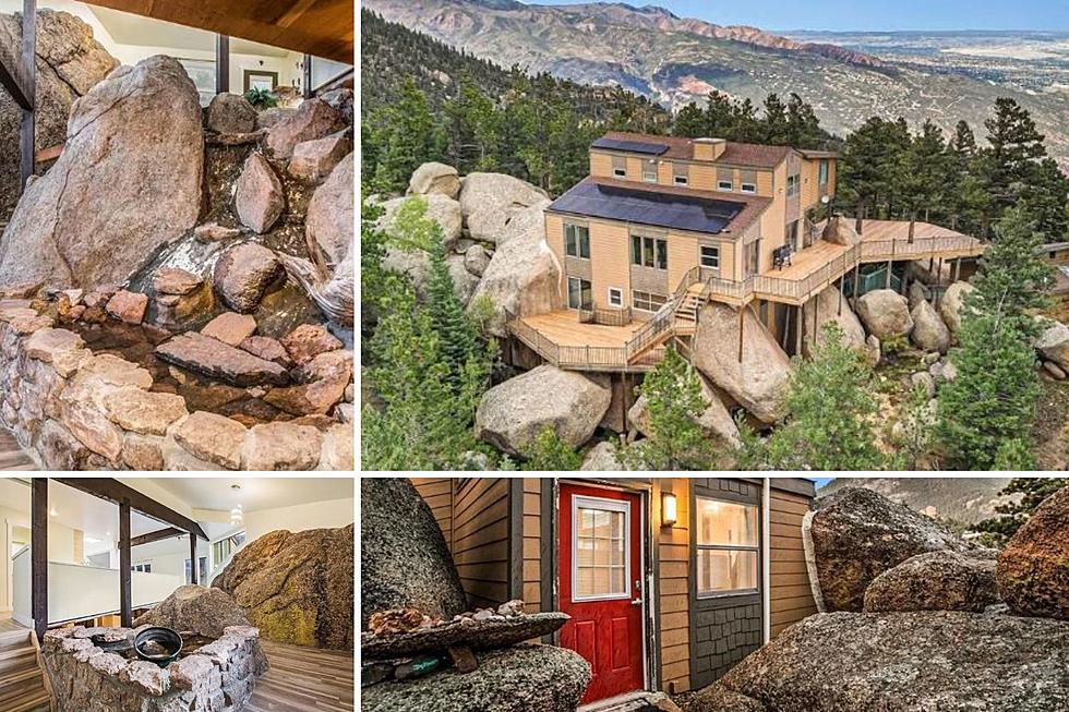 Tour Huge Colorado Mountain Home Built with Rocks