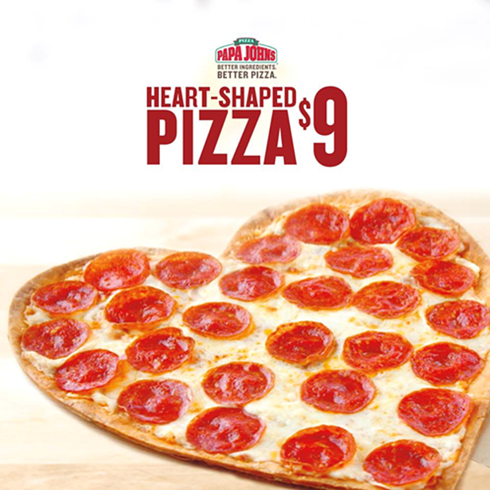Heart-Shaped Pizza is Perfect Valentine Gift