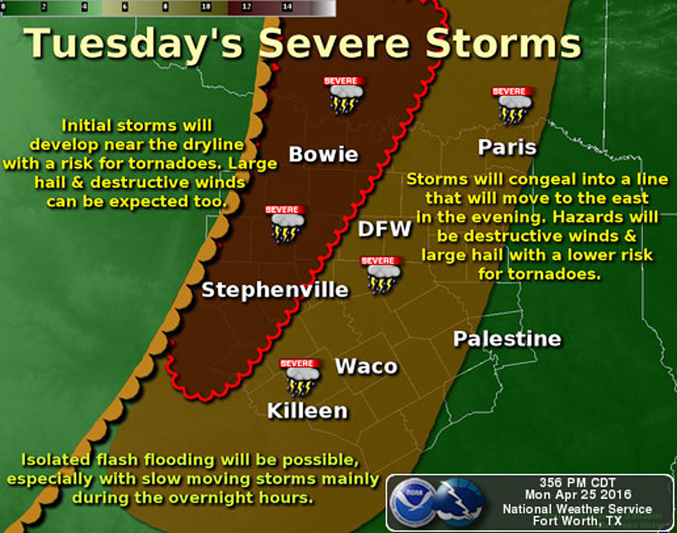 More Severe Weather Headed to North and Central Texas