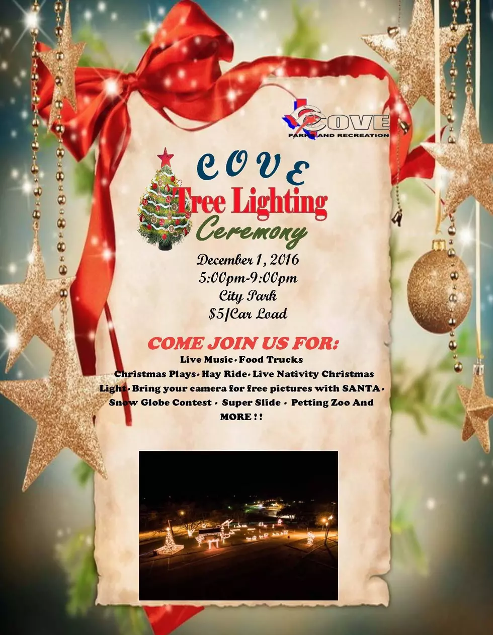 Copperas Cove Tree Lighting Ceremony This Thursday Night