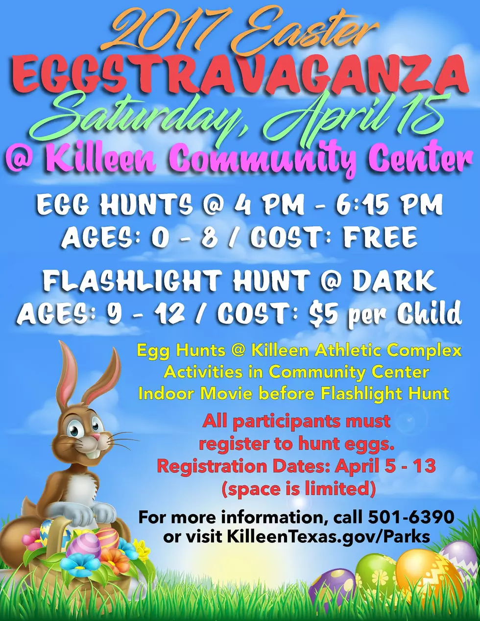 Registration Now Open For Killeen Easter Eggstravaganza