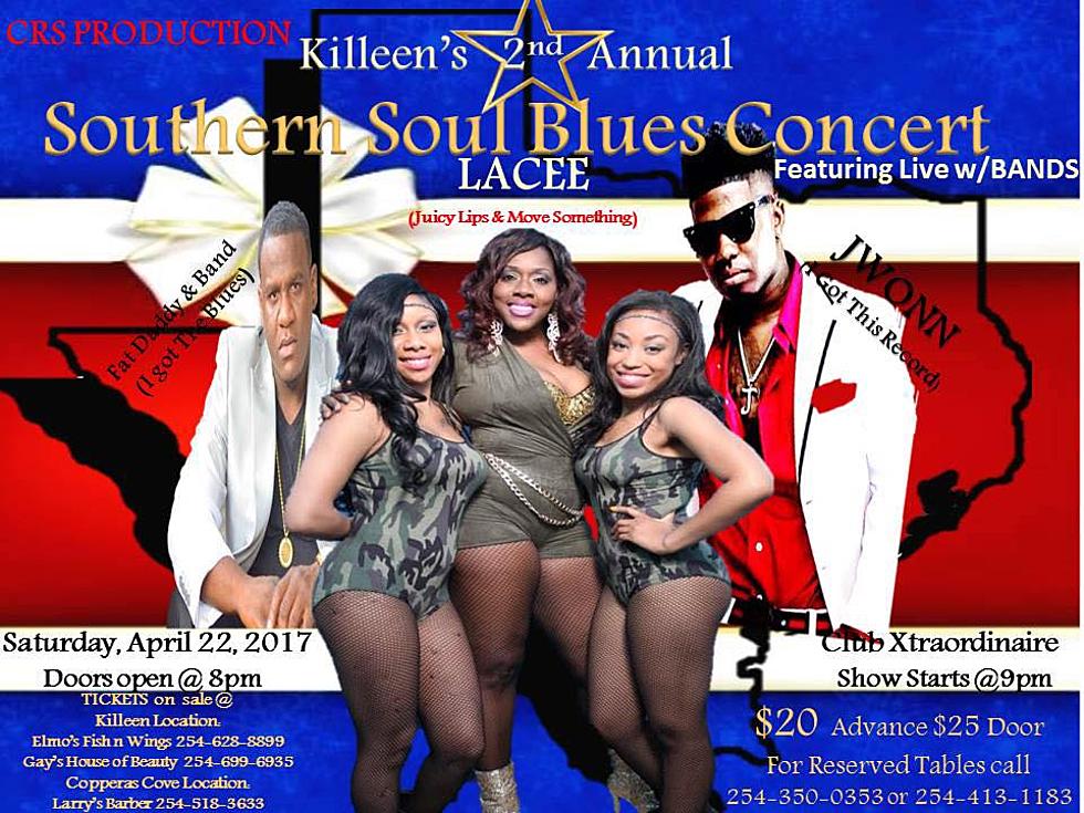 We Got Tickets To Killeen’s 2nd Annual Southern Soul Blues Concert