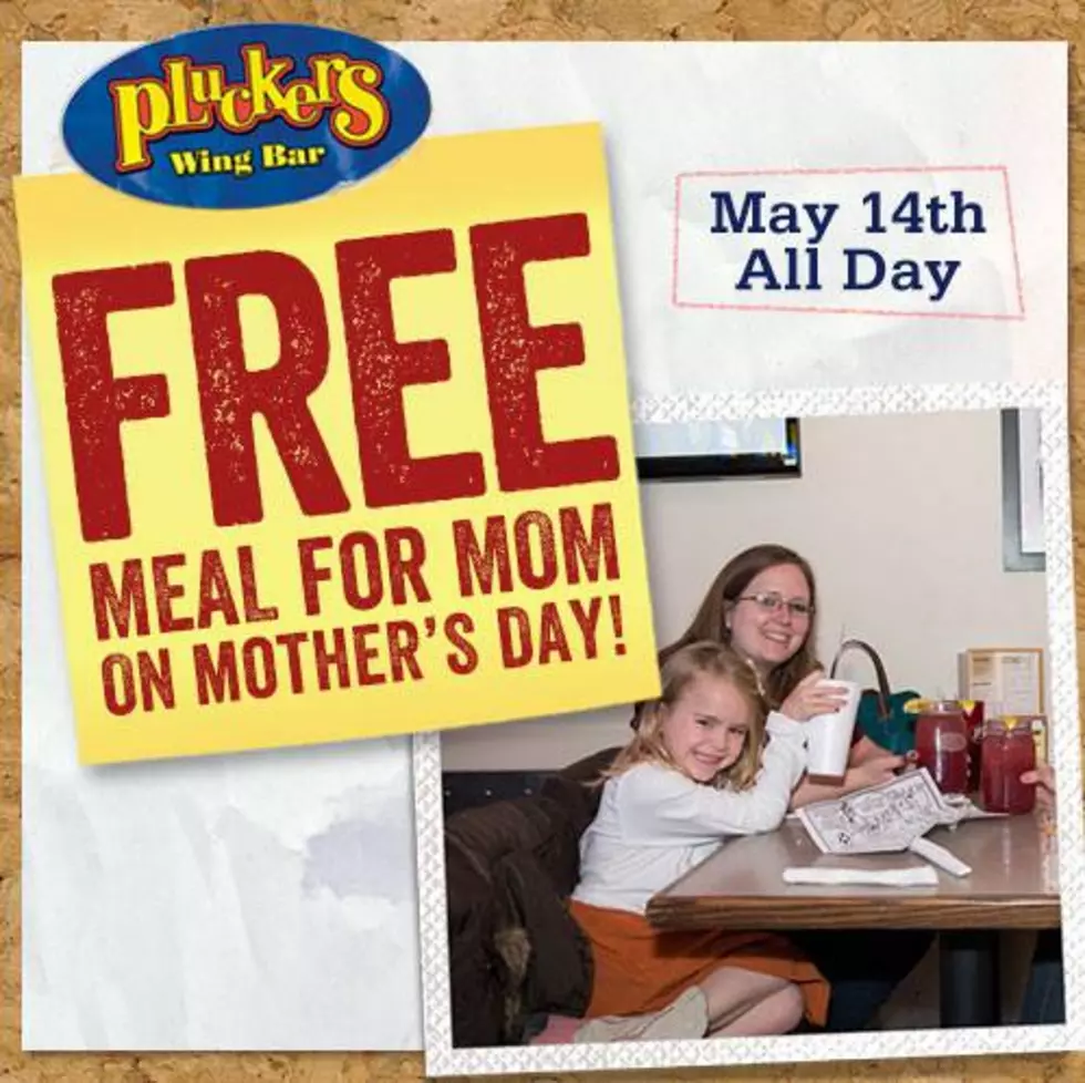 Pluckers Offering Free Meals For Mom On Mother’s Day