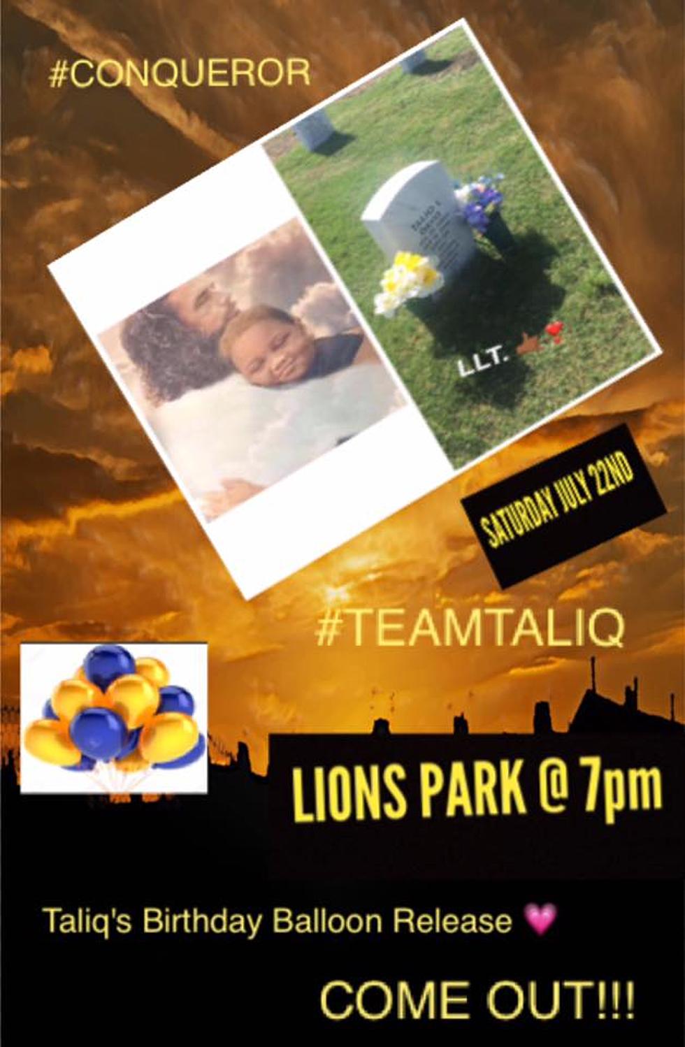 Taliq Davis Birthday Celebration Saturday At Lions Club Park In Killeen