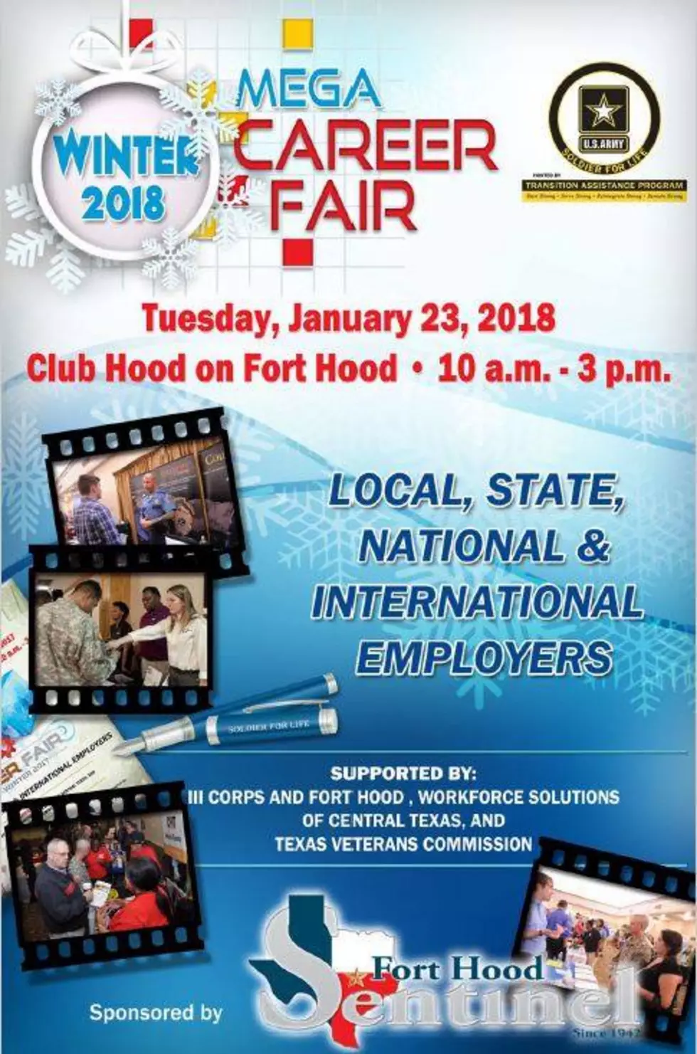 Fort Hood TAP Winter Mega Career Fair Tuesday
