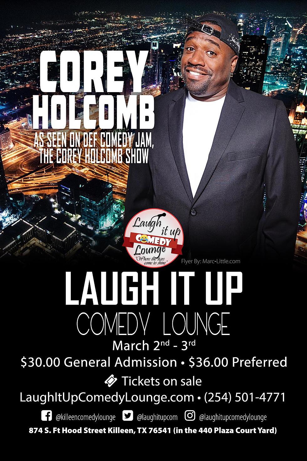 Win Tickets To See Comedian Corey Holcomb This Weekend!