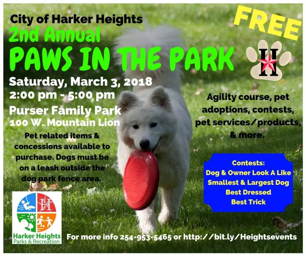 Harker Heights 2nd Annual Paws In The Park