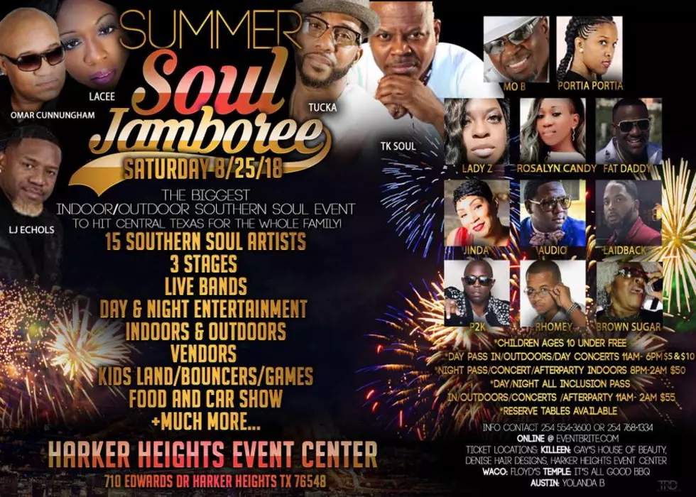 Central Texas Get Ready for the Summer Soul Jamboree!