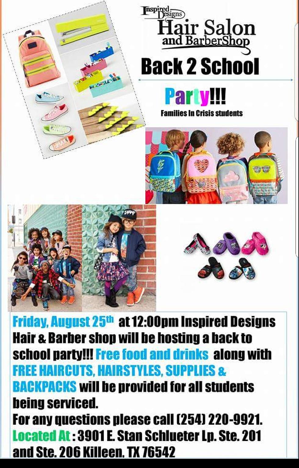Inspired Designs In Killeen Back To School Party Event