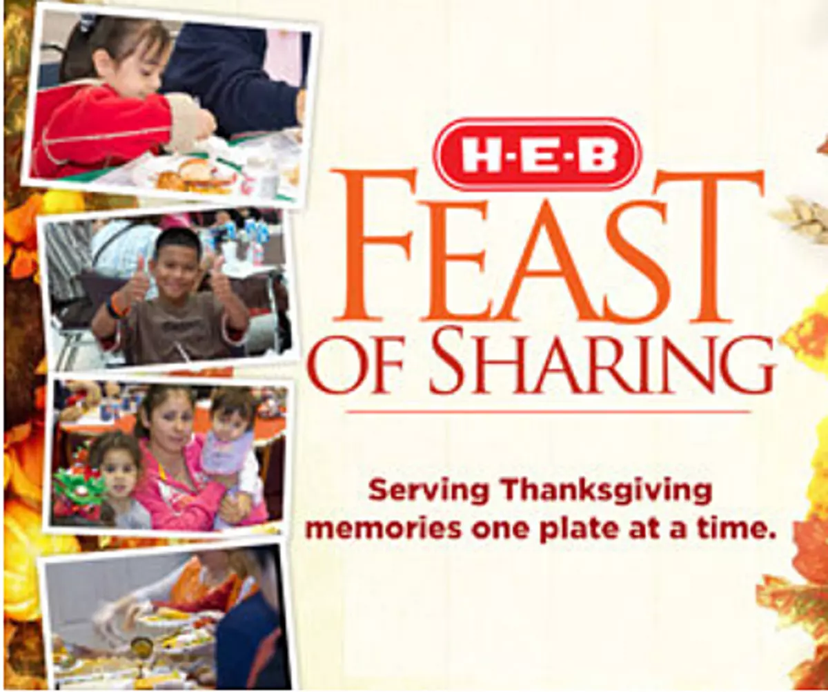HEB Feast of Sharing This Thursday Night in Temple