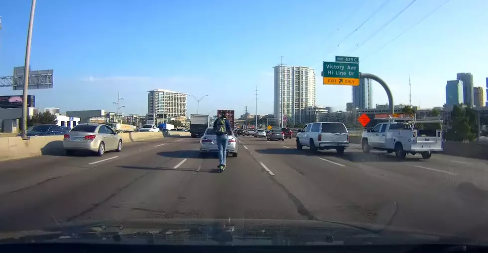 Man Caught On Video Using Scooter In Dallas Traffic