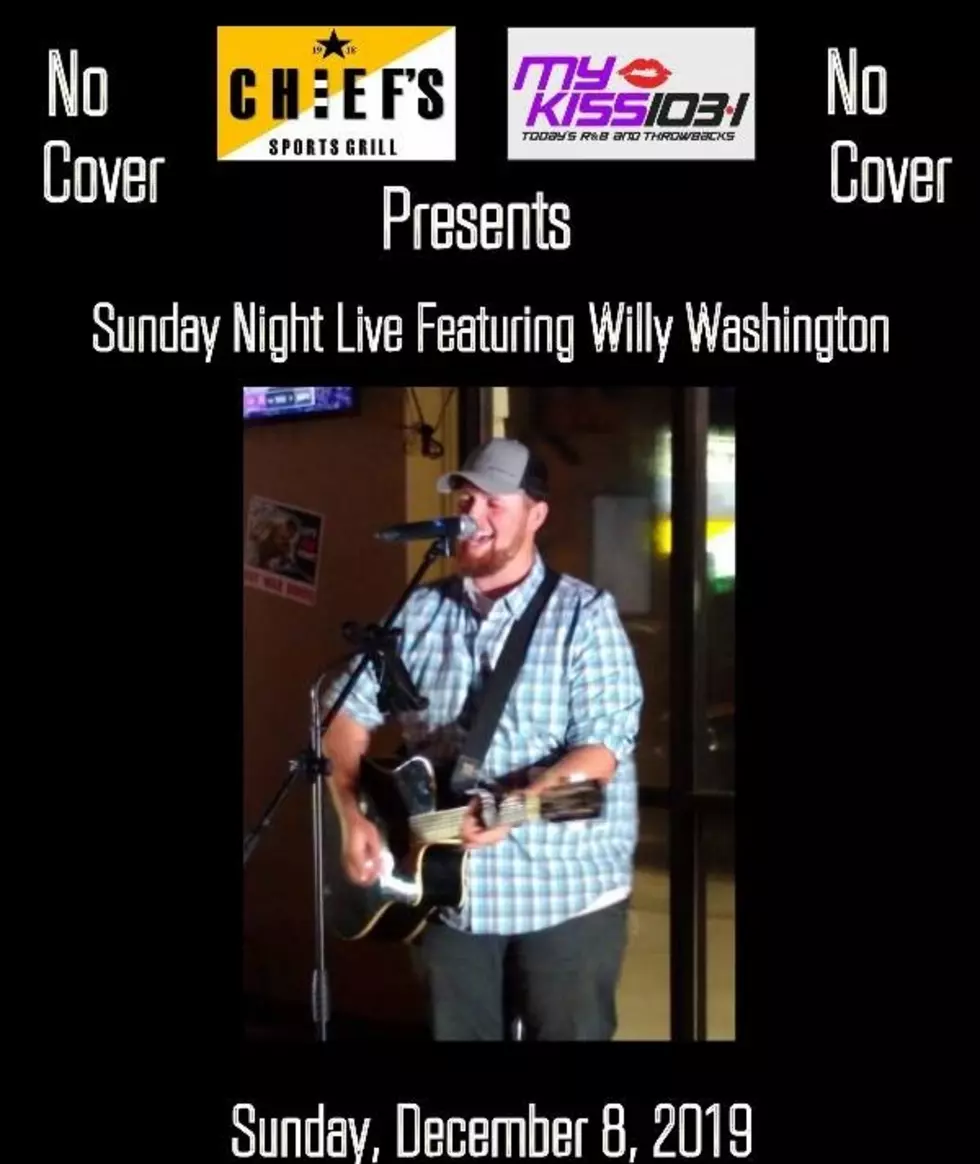 Sunday Night Live At Chiefs In Killeen: Willy Washington Performs Live