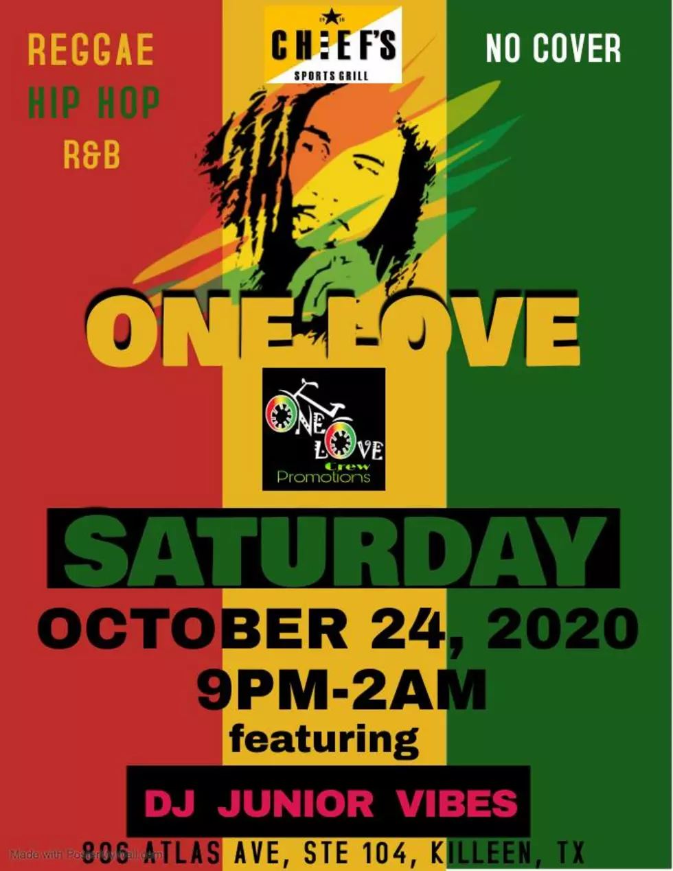 One Love Saturday Night Hosted By Melz At Chief’s In Killeen