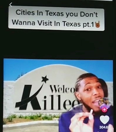 TikTok Comedian Blasts Killeen, TX In List of Cities Not to Visit