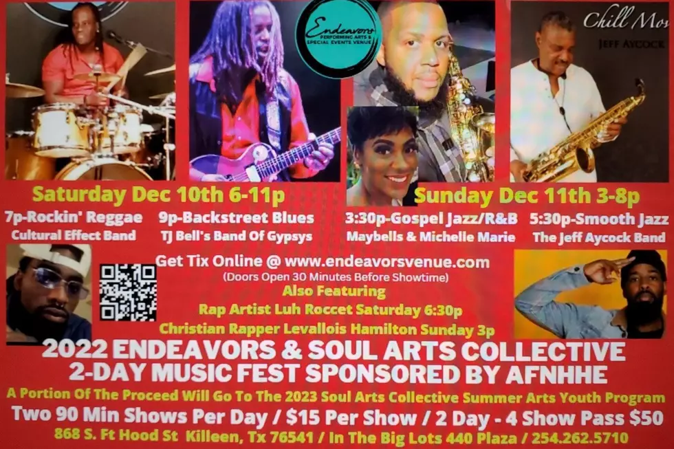 Endeavors & Soul Arts Music Fest Coming to Killeen