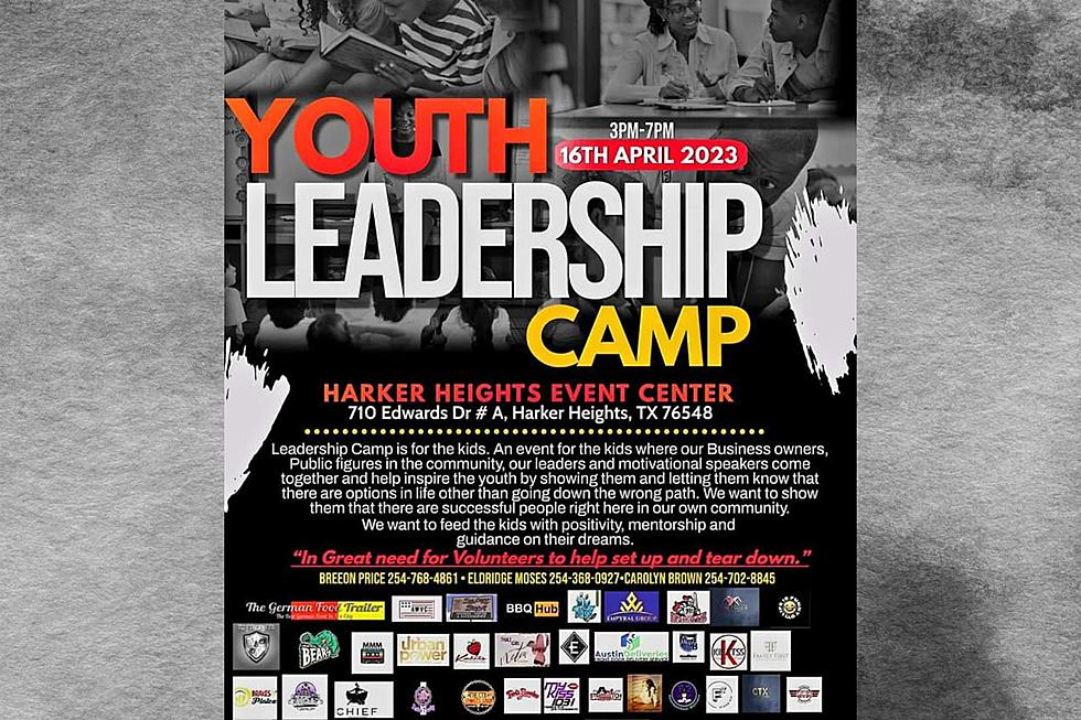 Hope for the Future at Harker Heights, TX Youth Leadership Camp April 16th